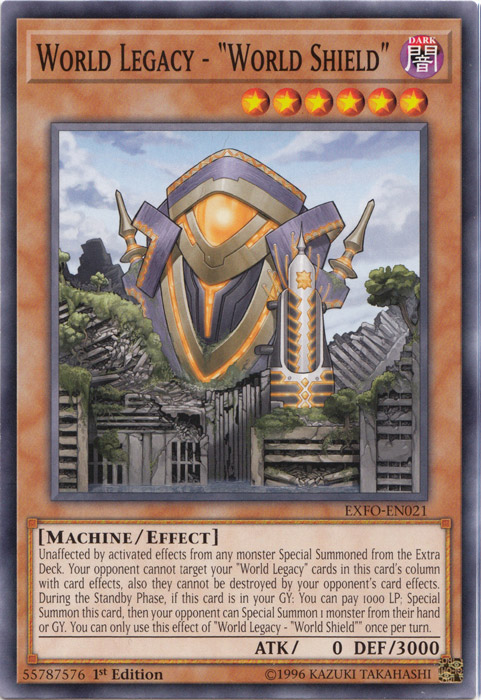 World Legacy - "World Shield" [EXFO-EN021] Common | Nerdhalla Games