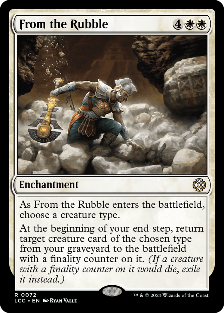 From the Rubble [The Lost Caverns of Ixalan Commander] | Nerdhalla Games