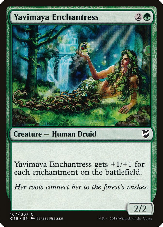 Yavimaya Enchantress [Commander 2018] | Nerdhalla Games