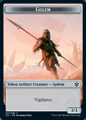 Golem (027) // Thopter Token [Commander 2021 Tokens] | Nerdhalla Games