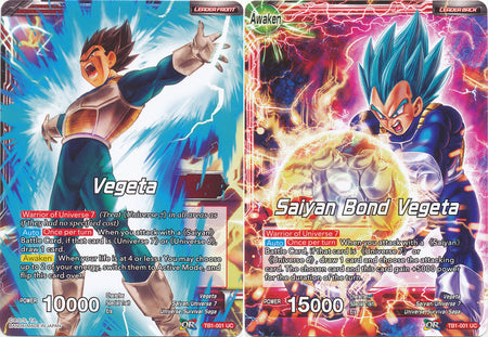 Vegeta // Saiyan Bond Vegeta [TB1-001] | Nerdhalla Games