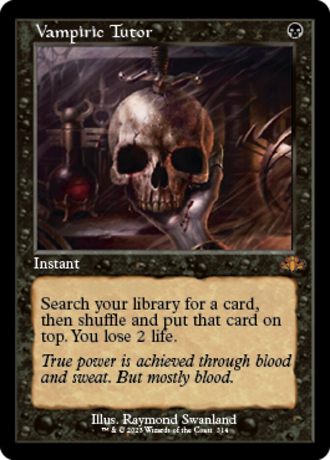 Vampiric Tutor (Retro) [Dominaria Remastered] | Nerdhalla Games