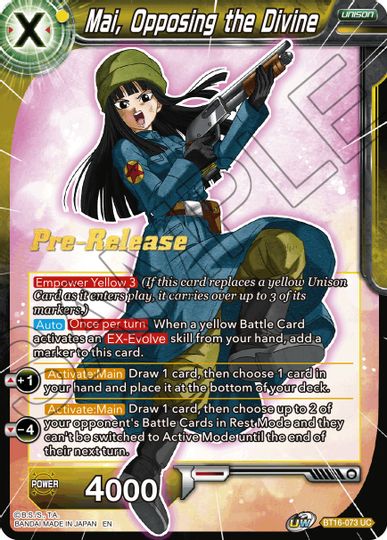 Mai, Opposing the Divine (BT16-073) [Realm of the Gods Prerelease Promos] | Nerdhalla Games