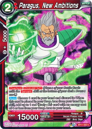 Paragus, New Ambitions [BT11-022] | Nerdhalla Games