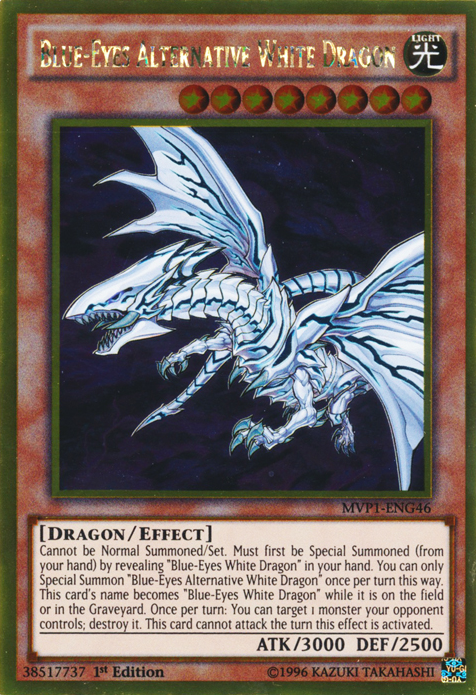 Blue-Eyes Alternative White Dragon [MVP1-ENG46] Gold Rare | Nerdhalla Games