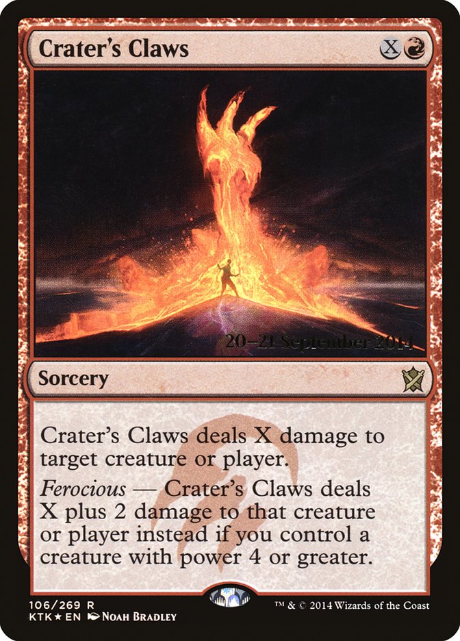 Crater's Claws  [Khans of Tarkir Prerelease Promos] | Nerdhalla Games