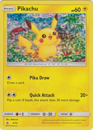 Pikachu (4/12) [McDonald's Promos: 2018 Collection] | Nerdhalla Games