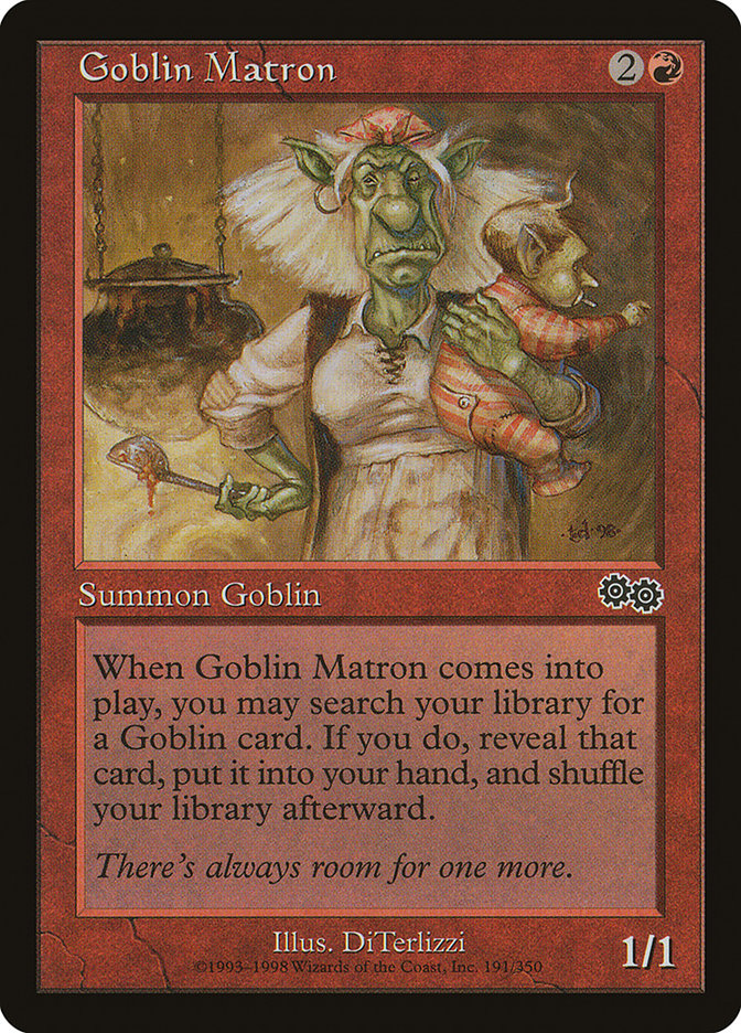 Goblin Matron [Urza's Saga] | Nerdhalla Games