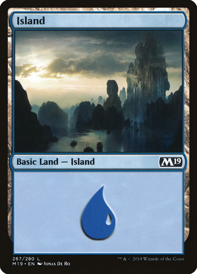 Island (267) [Core Set 2019] | Nerdhalla Games