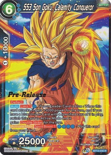 SS3 Gotenks, Calamity Challenger (BT14-046) [Cross Spirits Prerelease Promos] | Nerdhalla Games