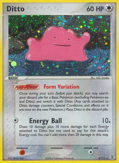 Ditto (4/112) [EX: FireRed & LeafGreen] | Nerdhalla Games