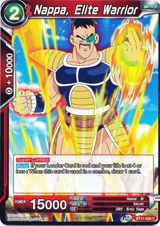 Nappa, Elite Warrior [BT11-026] | Nerdhalla Games