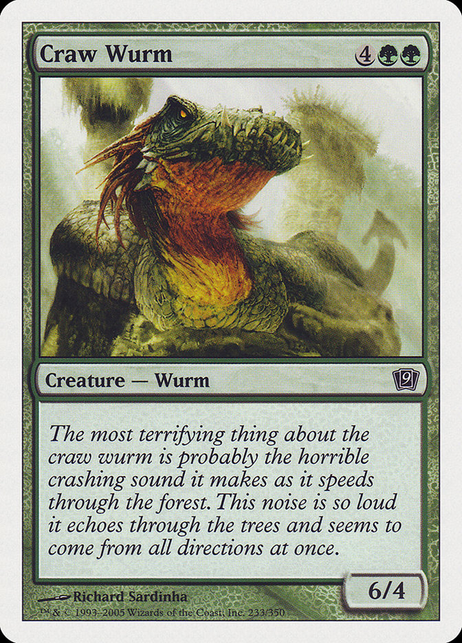 Craw Wurm [Ninth Edition] | Nerdhalla Games