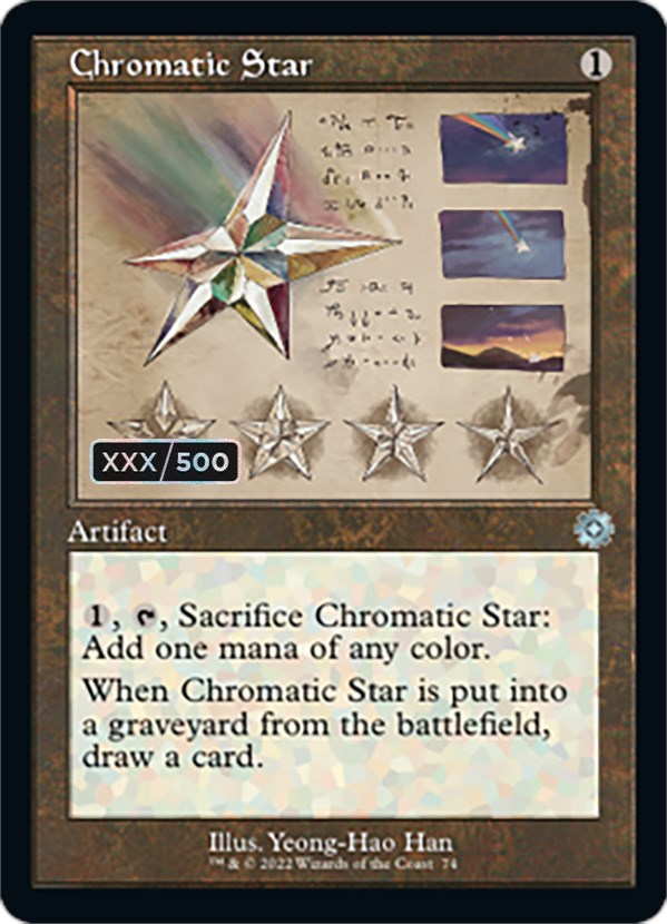 Chromatic Star (Retro Schematic) (Serial Numbered) [The Brothers' War Retro Artifacts] | Nerdhalla Games