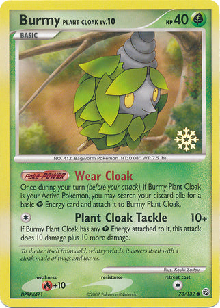 Burmy Plant Cloak (78/132) [Countdown Calendar Promos] | Nerdhalla Games