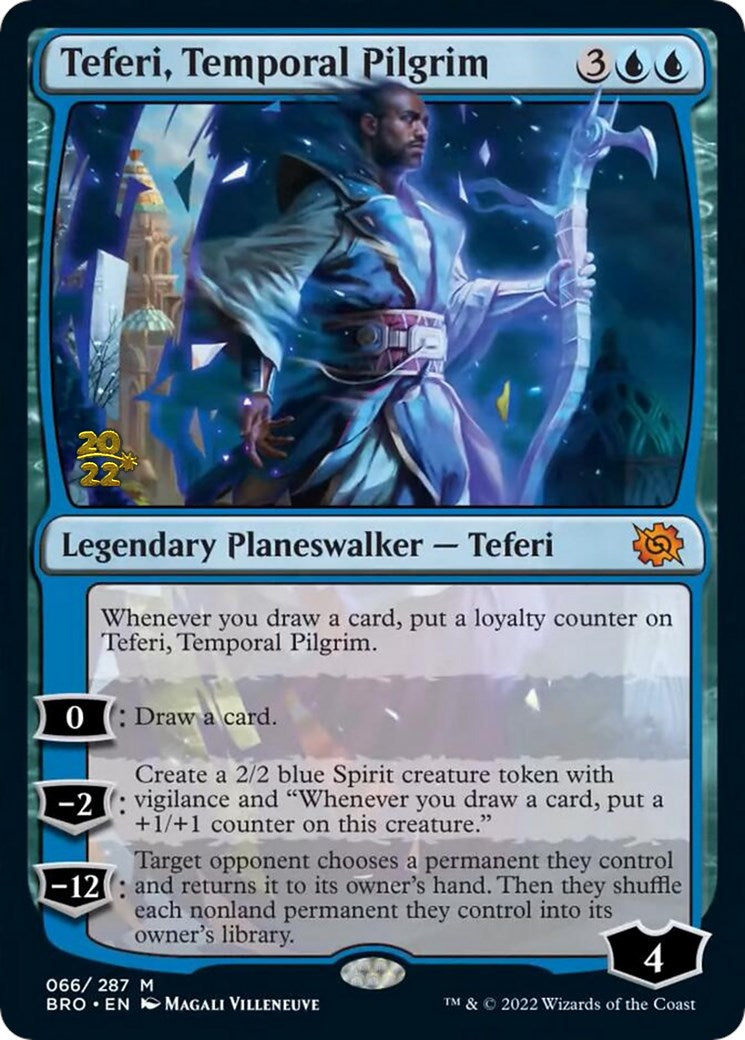 Teferi, Temporal Pilgrim [The Brothers' War: Prerelease Promos] | Nerdhalla Games