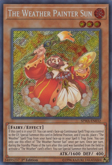 The Weather Painter Sun [SPWA-EN032] Secret Rare | Nerdhalla Games