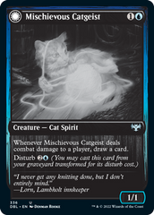 Mischievous Catgeist // Catlike Curiosity [Innistrad: Double Feature] | Nerdhalla Games