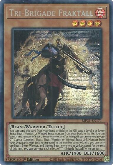 Tri-Brigade Fraktall [MP21-EN171] Prismatic Secret Rare | Nerdhalla Games