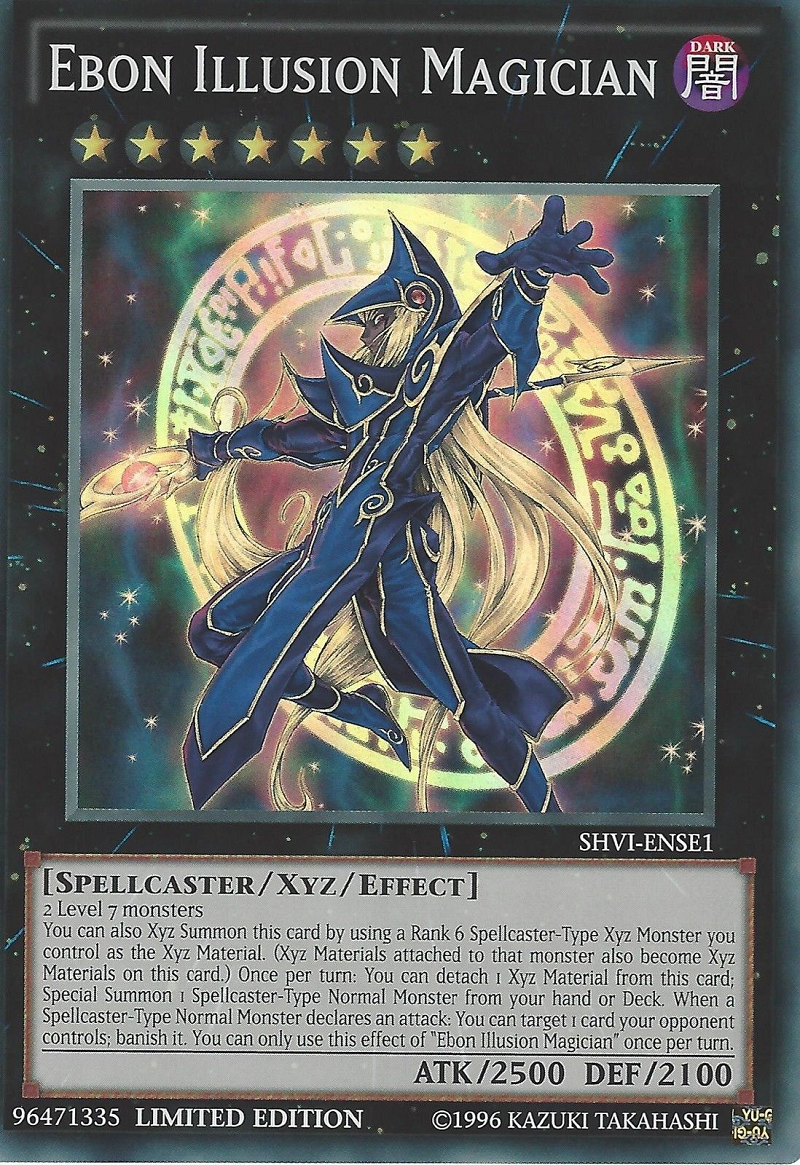 Ebon Illusion Magician [SHVI-ENSE1] Super Rare | Nerdhalla Games