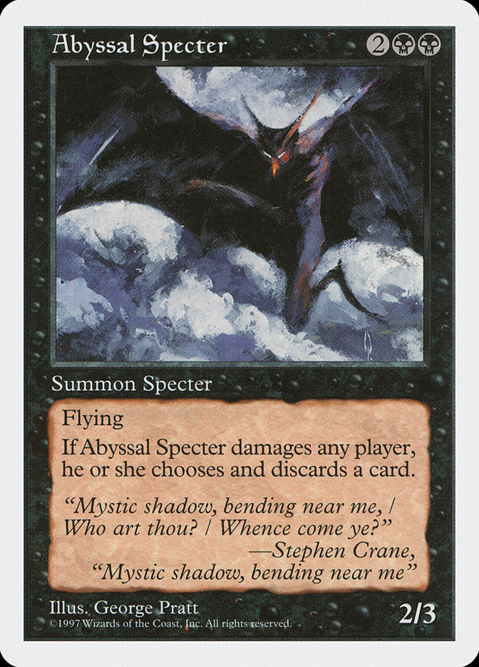 Abyssal Specter [Fifth Edition] | Nerdhalla Games