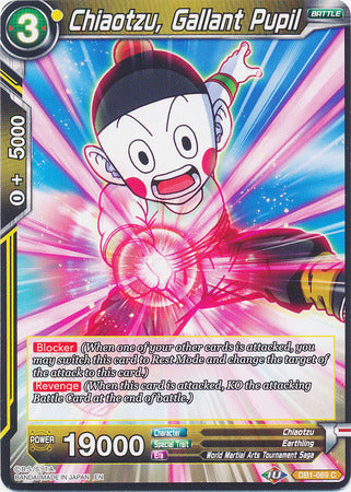 Chiaotzu, Gallant Pupil (DB1-069) [Dragon Brawl] | Nerdhalla Games