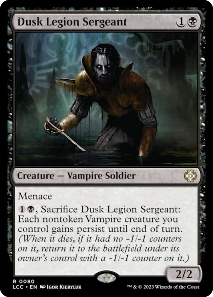 Dusk Legion Sergeant [The Lost Caverns of Ixalan Commander] | Nerdhalla Games