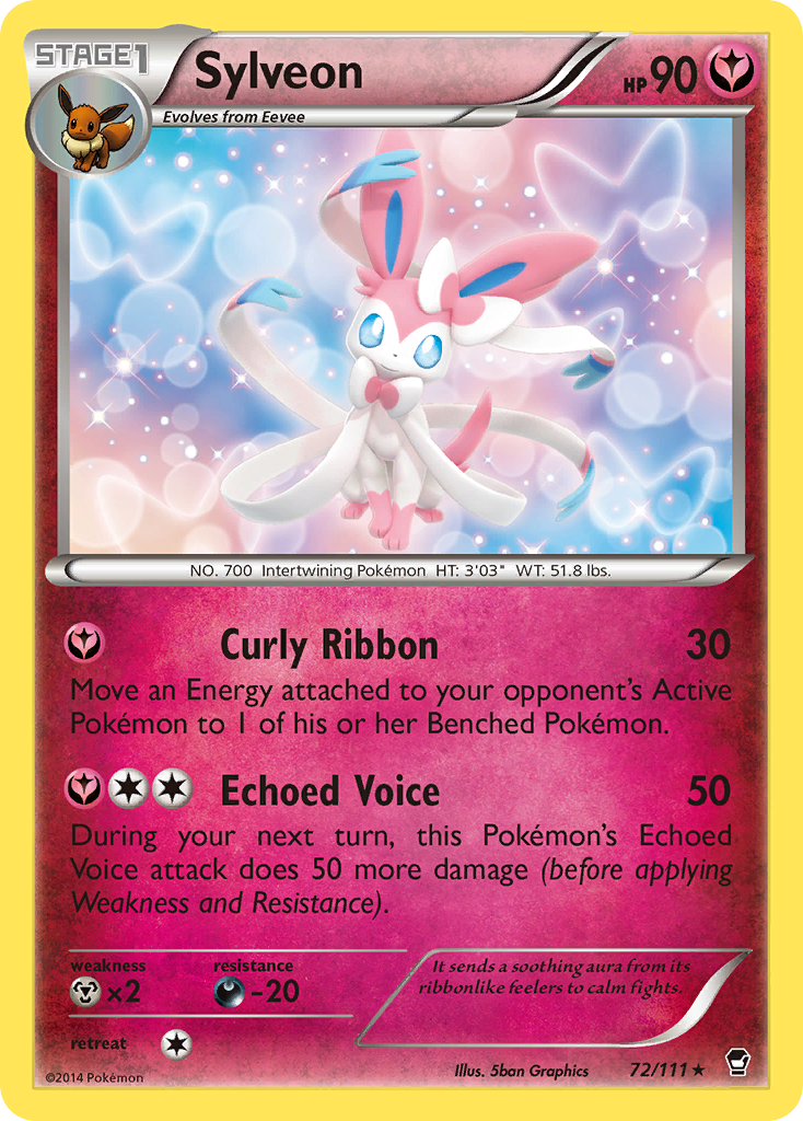 Sylveon (72/111) [XY: Furious Fists] | Nerdhalla Games