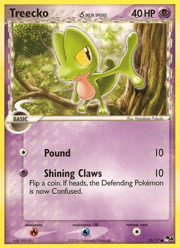 Treecko (15/17) (Delta Species) [POP Series 4] | Nerdhalla Games