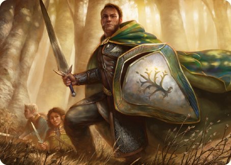 Boromir, Warden of the Tower Art Card [The Lord of the Rings: Tales of Middle-earth Art Series] | Nerdhalla Games