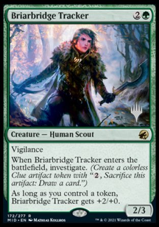 Briarbridge Tracker (Promo Pack) [Innistrad: Midnight Hunt Promos] | Nerdhalla Games