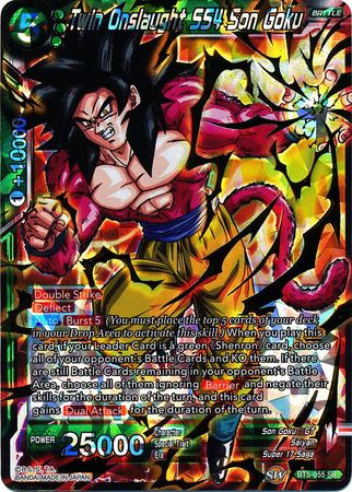 Twin Onslaught SS4 Son Goku (BT5-055) [Miraculous Revival] | Nerdhalla Games