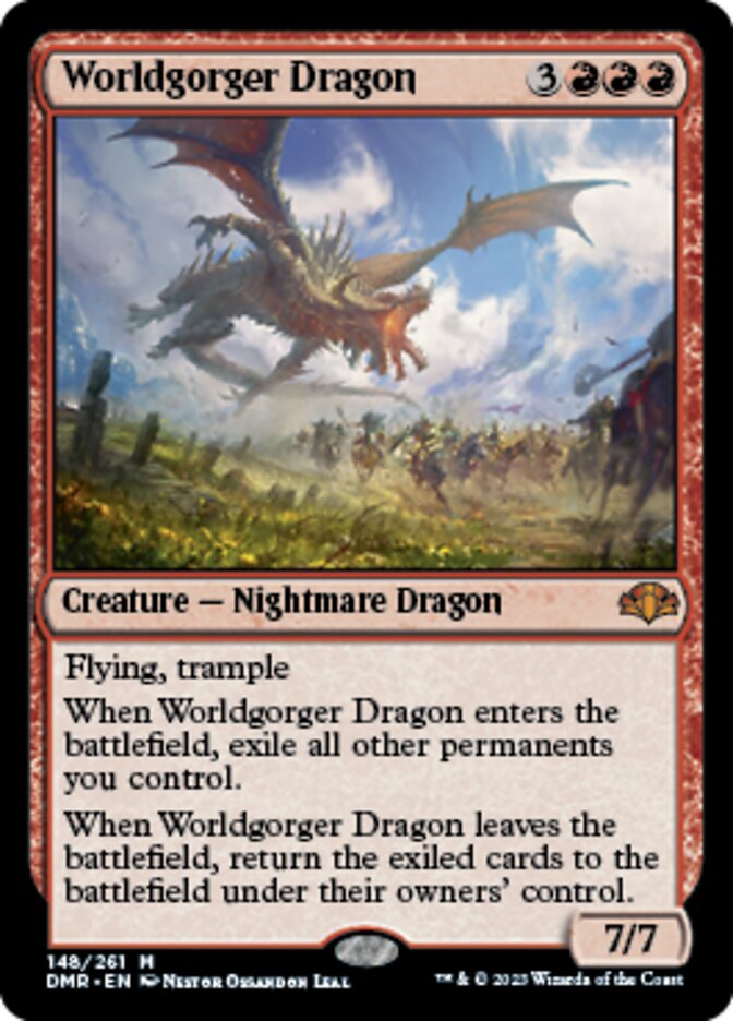 Worldgorger Dragon [Dominaria Remastered] | Nerdhalla Games