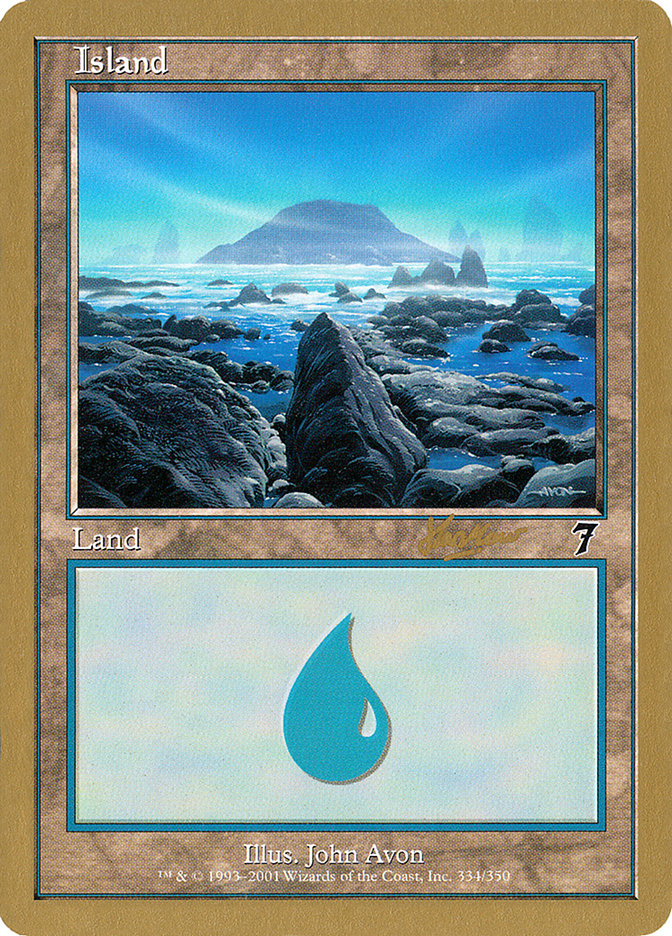 Island (shh334) (Sim Han How) [World Championship Decks 2002] | Nerdhalla Games