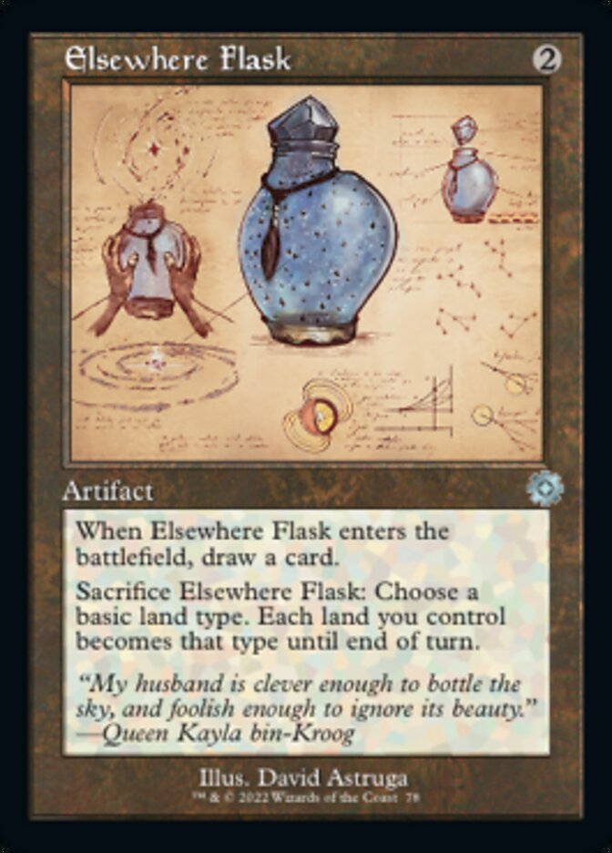 Elsewhere Flask (Retro Schematic) [The Brothers' War Retro Artifacts] | Nerdhalla Games