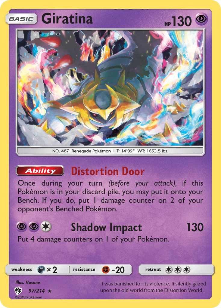 Giratina (97/214) (Theme Deck Exclusive) [Sun & Moon: Lost Thunder] | Nerdhalla Games