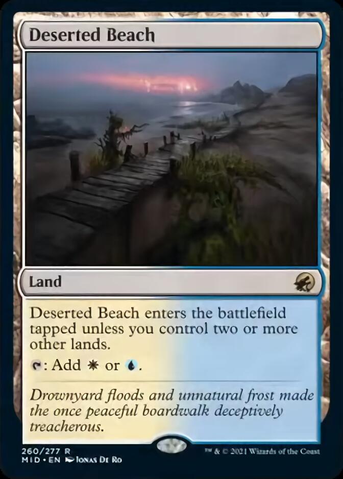 Deserted Beach [Innistrad: Midnight Hunt] | Nerdhalla Games