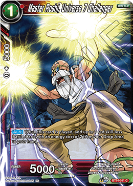 Master Roshi, Universe 7 Challenger (BT14-011) [Cross Spirits] | Nerdhalla Games