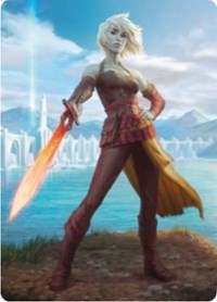 Nahiri, Heir of the Ancients 1 Art Card [Zendikar Rising Art Series] | Nerdhalla Games