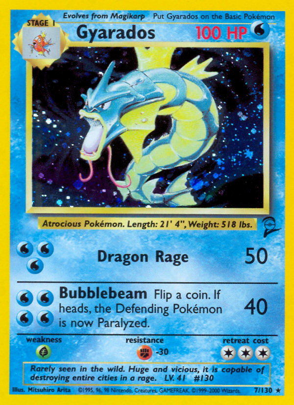 Gyarados (7/130) [Base Set 2] | Nerdhalla Games