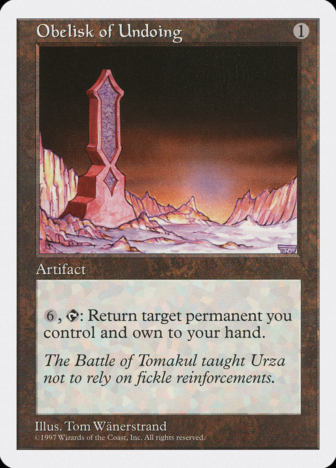 Obelisk of Undoing [Fifth Edition] | Nerdhalla Games