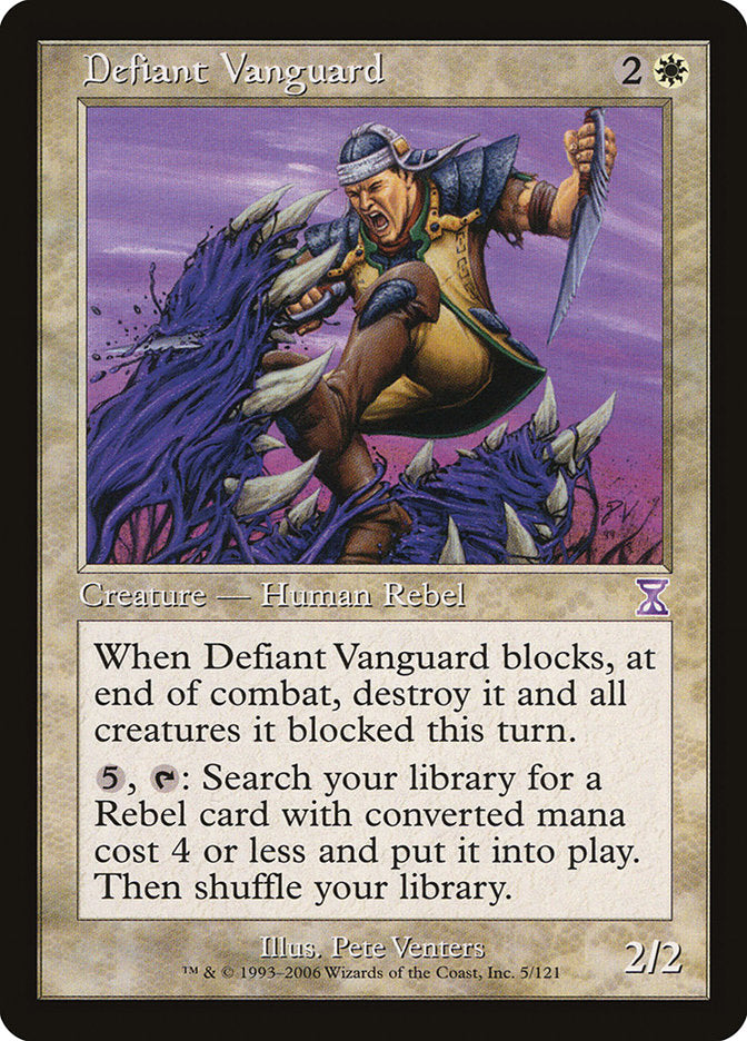 Defiant Vanguard [Time Spiral Timeshifted] | Nerdhalla Games