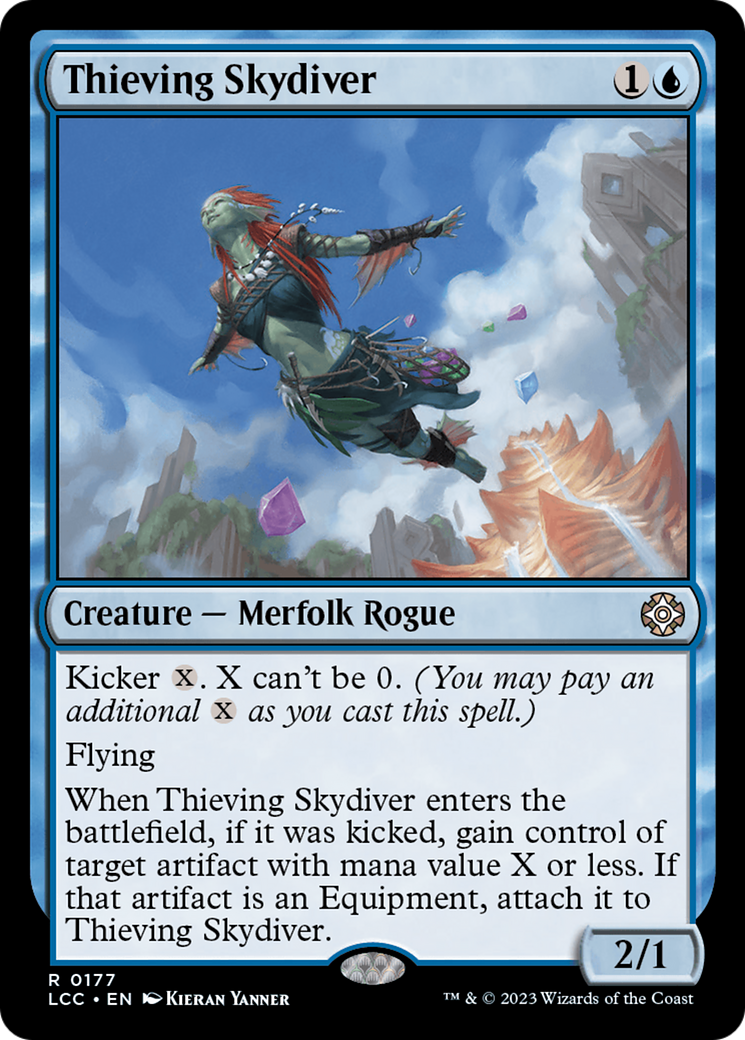 Thieving Skydiver [The Lost Caverns of Ixalan Commander] | Nerdhalla Games