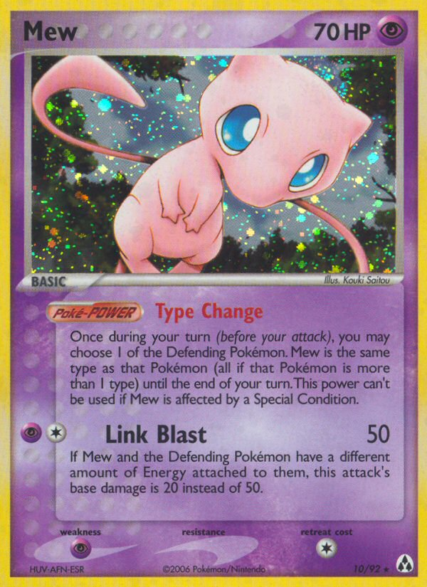 Mew (10/92) [EX: Legend Maker] | Nerdhalla Games