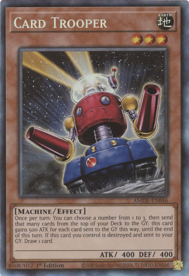 Card Trooper [AMDE-EN046] Collector's Rare | Nerdhalla Games