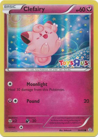 Clefairy (50/83) (Toys R Us Promo) [XY: Generations] | Nerdhalla Games