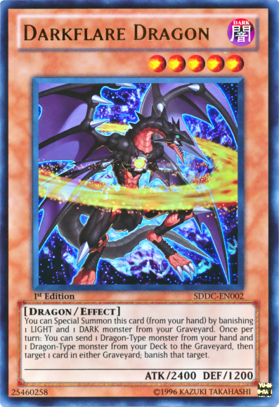 Darkflare Dragon [SDDC-EN002] Ultra Rare | Nerdhalla Games