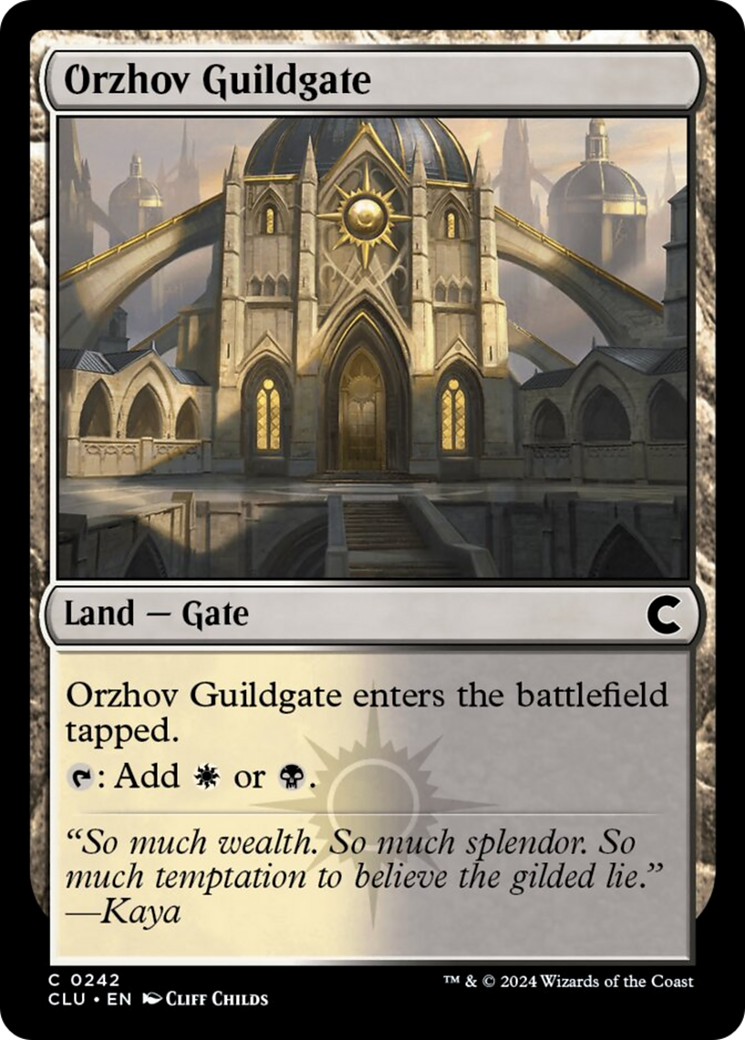 Orzhov Guildgate [Ravnica: Clue Edition] | Nerdhalla Games