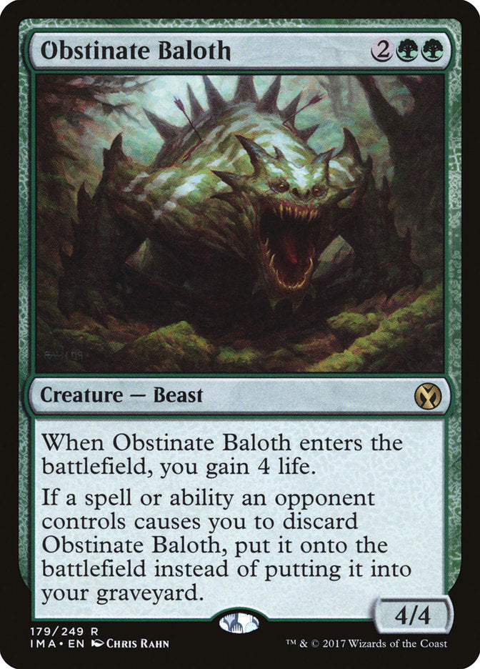 Obstinate Baloth [Iconic Masters] | Nerdhalla Games