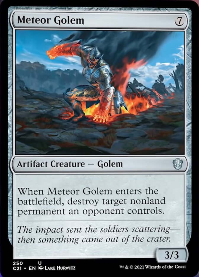 Meteor Golem [Commander 2021] | Nerdhalla Games